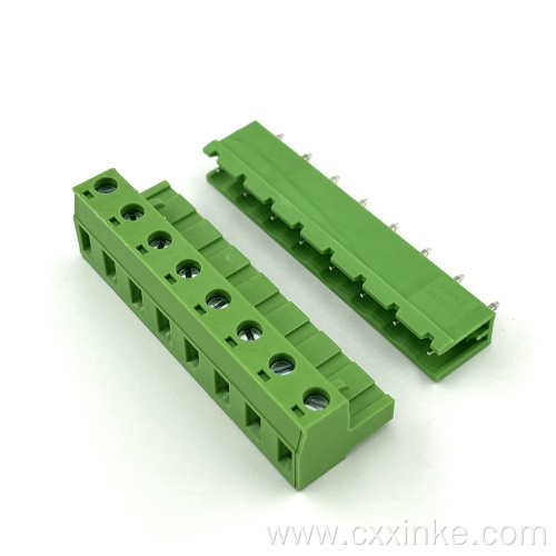 7.62MM pitch plug-in PCB terminal male and female connectors